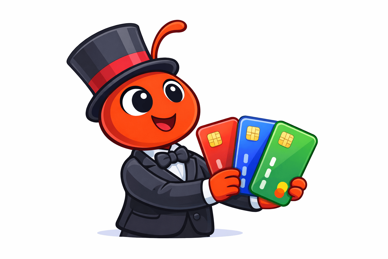 Credit cards learning illustration