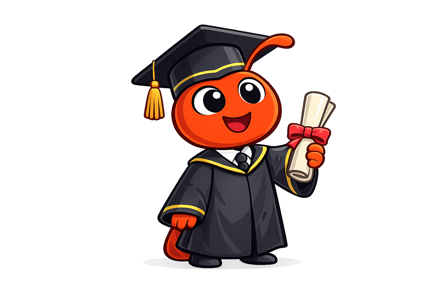 New grad money learning illustration