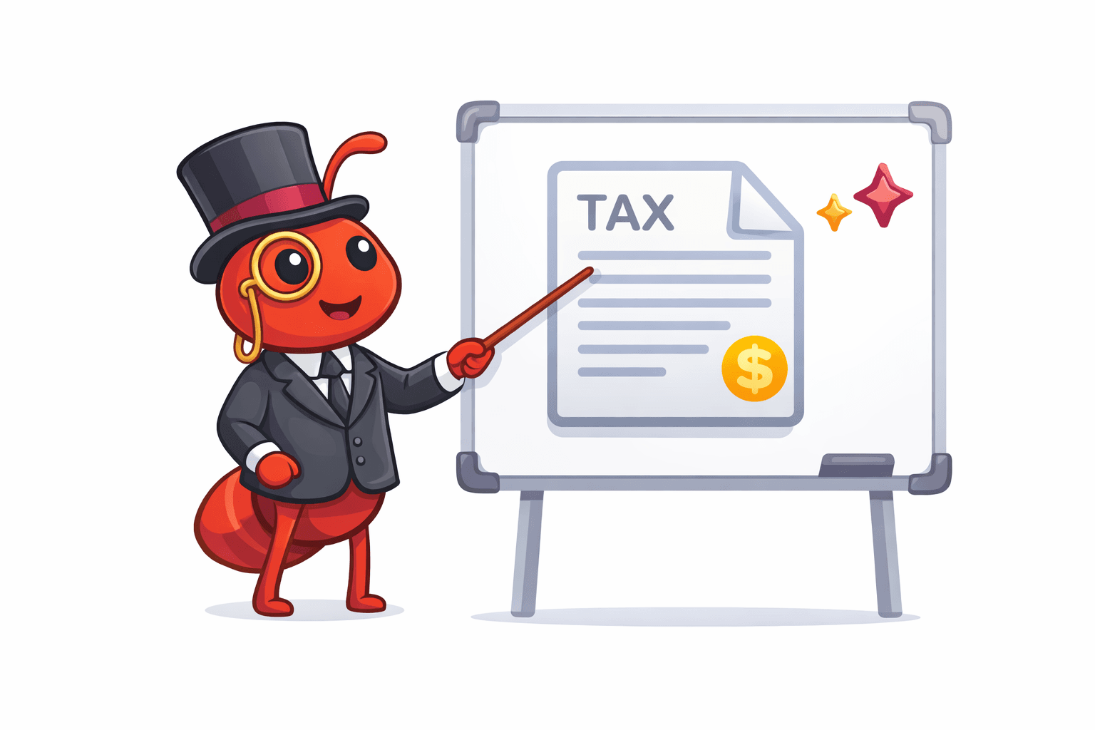 Document analysis illustration